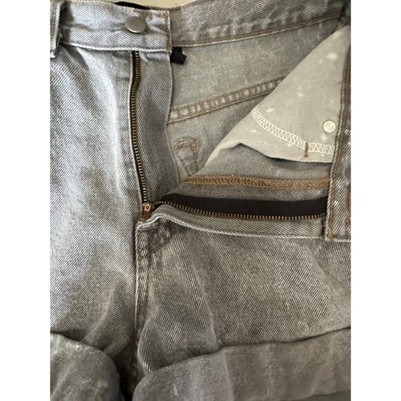 BDG Urban‎ Outfitters Gray Denim Mom High-Rise Cuffed Hem Women's Shorts Size 27 - Picture 5 of 9